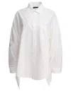 Balenciaga Women Flared Shirt In White