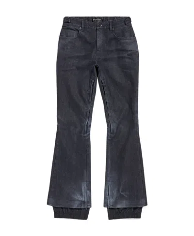 Balenciaga Flared Skiwear Jeans In Black