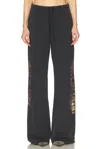 Balenciaga X Under Armour Cotton Fleece Flared Sweatpants In Gray