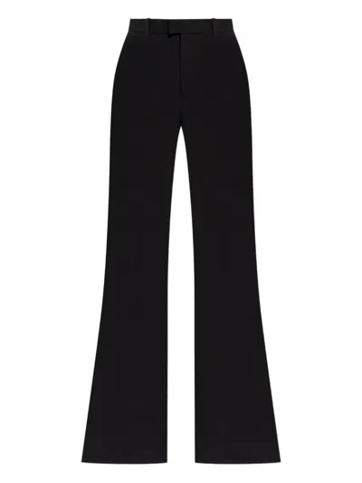 Balenciaga Flared Trousers In Black