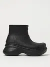 Balenciaga Thick Sole Short Boot In Black