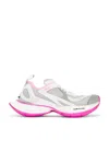 Balenciaga Women's Circuit Trainers  In Grey/white/pink In Grey  White  & Pink