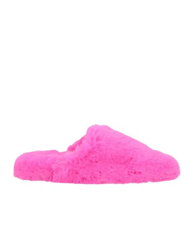 Balenciaga Flat Mules In Pink