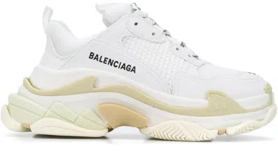 Balenciaga Flat Shoes In White