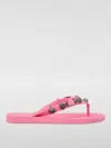 BALENCIAGA FLAT SHOES BALENCIAGA WOMAN COLOR PINK,F76195010