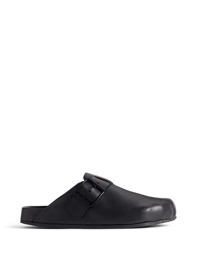 Balenciaga Flat Shoes In Black
