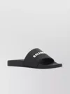 Balenciaga Pool Slide Slipper-mule In Black Polyuretan In Black