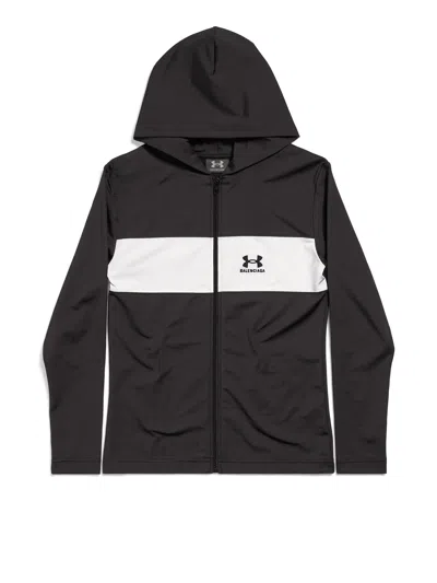 Balenciaga Fleece In Blackwhitewhite