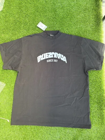 Pre-owned Balenciaga Flip Logo T-shirt In Black