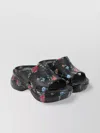 Balenciaga Floral Pattern Rubber Pool Slide Sandals