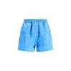 Balenciaga Floral-print Elastic-waist Shorts