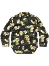 Balenciaga Women's Floral Minimal Shirt Large Fit In Black