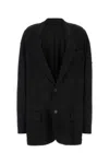 Balenciaga Single-breasted Blazer In Black