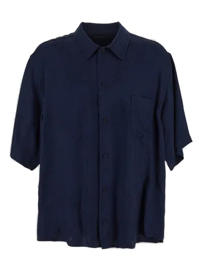 Balenciaga Shirt Man In Navy
