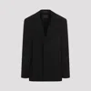 Balenciaga Tailored Jacket Buttoned Cuffs In Black