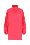 Balenciaga Fuchsia Oversized Field Jacket In 5630