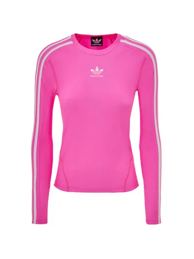 Balenciaga Fluo Pink Technical Fabric Knit  X Adidas Originals