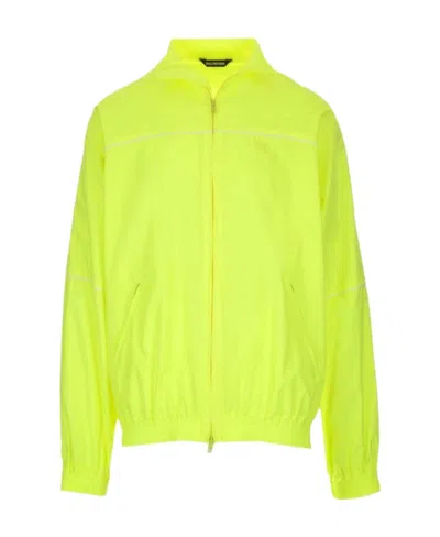 Balenciaga Fluorescent Track Jacket In Yellow