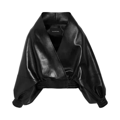 Pre-owned Balenciaga Folded Jacket 'black' | Women's Size 34