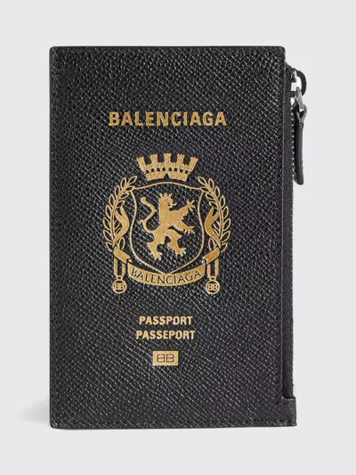 Balenciaga Folder Men  In Black