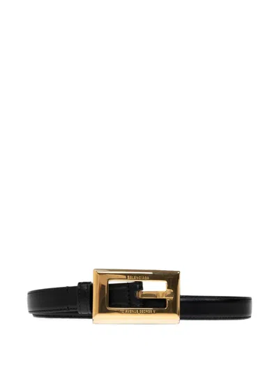 Balenciaga Frame Belt In Black