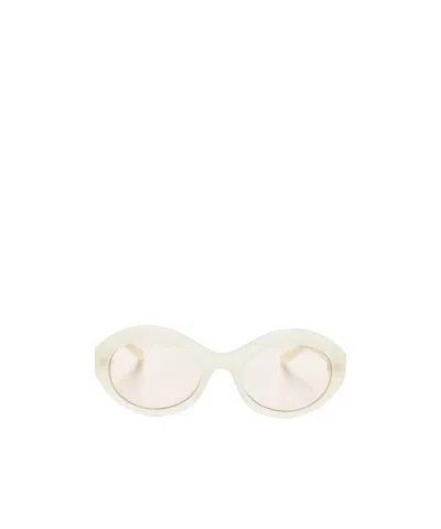 Balenciaga Frame Sunglasses In Neutral