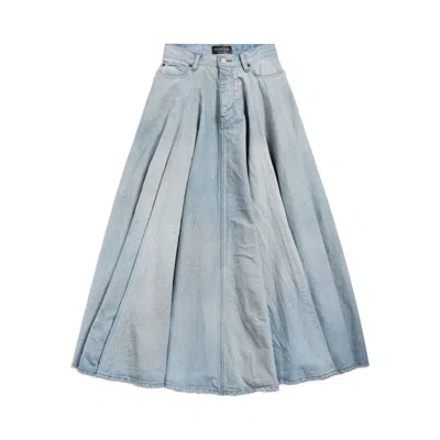 BALENCIAGA FRINGE-DETAIL MAXI SKIRT