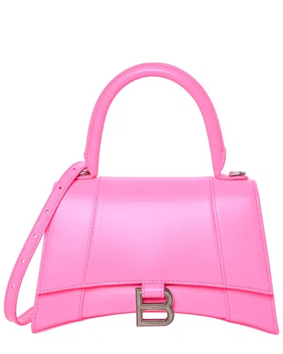 Balenciaga Fuchsia Box Calf Leather Small Hourglass Top Handle Bag (authentic  Pre-loved)