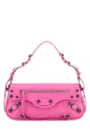 Balenciaga Fuchsia Le Cagole Mini Shoulder Bag In Fuchsia