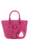 Balenciaga Le Cagole Medium Basket Top-handle Bag In Lightpink
