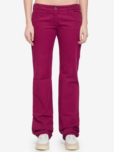Balenciaga Women Fuchsia Trousers