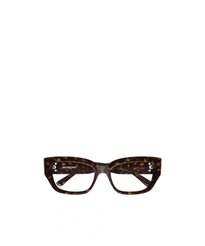 BALENCIAGA BALENCIAGA EYEWEAR RECTANGLE FRAME GLASSES
