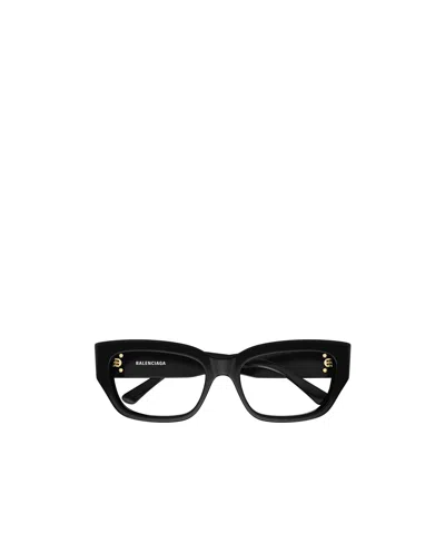 BALENCIAGA BALENCIAGA EYEWEAR RECTANGLE FRAME GLASSES