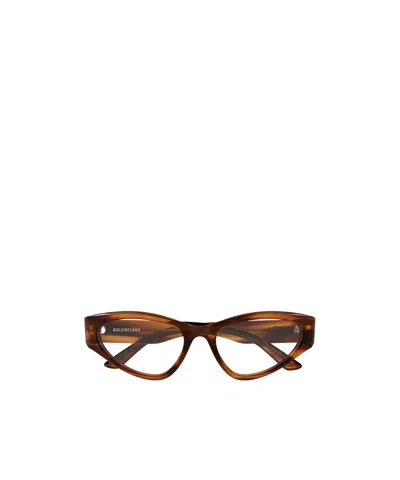 BALENCIAGA BALENCIAGA EYEWEAR CAT EYE FRAME GLASSES