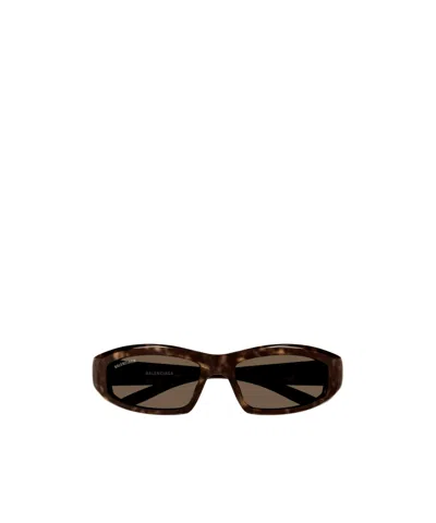 Balenciaga Full Frame Sunglasses In Black