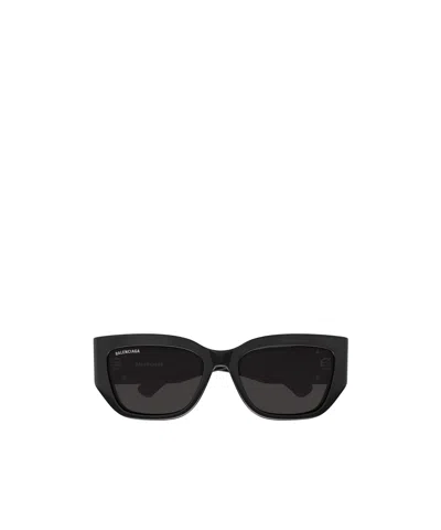 BALENCIAGA BALENCIAGA EYEWEAR RECTANGLE FRAME SUNGLASSES