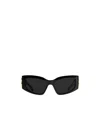 Balenciaga Grey Rectangular Ladies Sunglasses Bb0321s 001 57 In Green