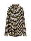 Balenciaga Funky Font Minimal Shirt In Black  