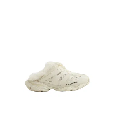 Balenciaga Furry Slide Sandal In Multi