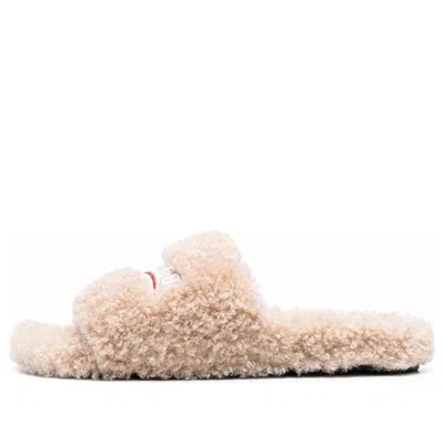 Balenciaga Furry Slides 'beige'