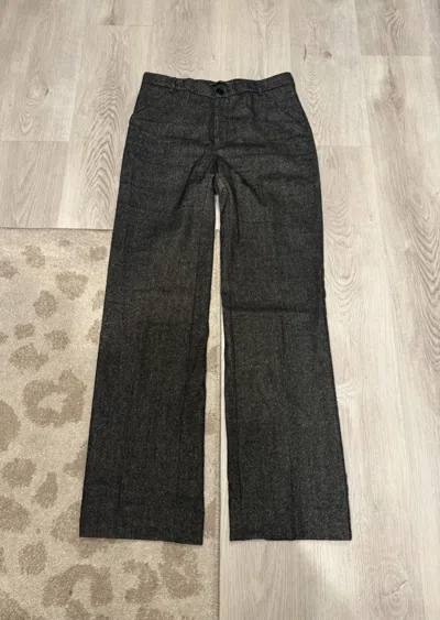 Pre-owned Balenciaga F/w 2008 Wool Wide Leg Pants!! In Gray