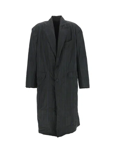 Balenciaga Fw22 Grey Raincoat For Men By