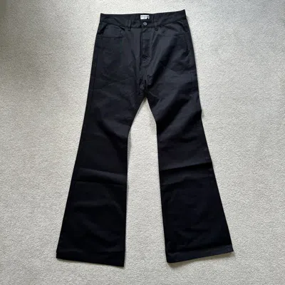 Pre-owned Balenciaga Fw22 Lost Tapes Flared Trousers In Black