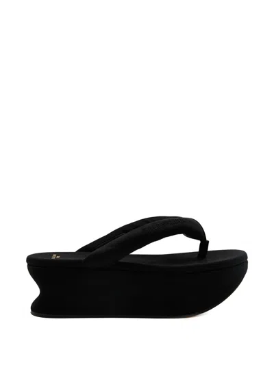 Balenciaga Gaeta Platform Sandals In Black