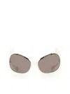Balenciaga Cateye Gotham Frame Sunglasses In Gray