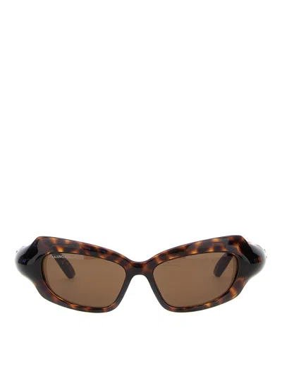 BALENCIAGA PALAZZO RECTANGLE SUNGLASSES