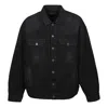Balenciaga Gaffer Taped Political Campaign Denim Jacket 'black'