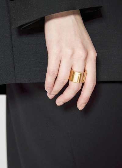 Balenciaga Garage Ring In Gold