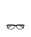 Balenciaga Eyewear Rectangular Frame Glasses In Black