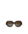Balenciaga Women Superbusy Round Sunglasses In Black